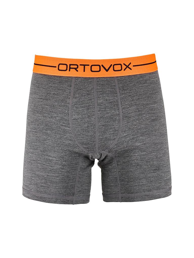 ORTOVOX | Herren Boxer Rock'n'Wool 185 | grau