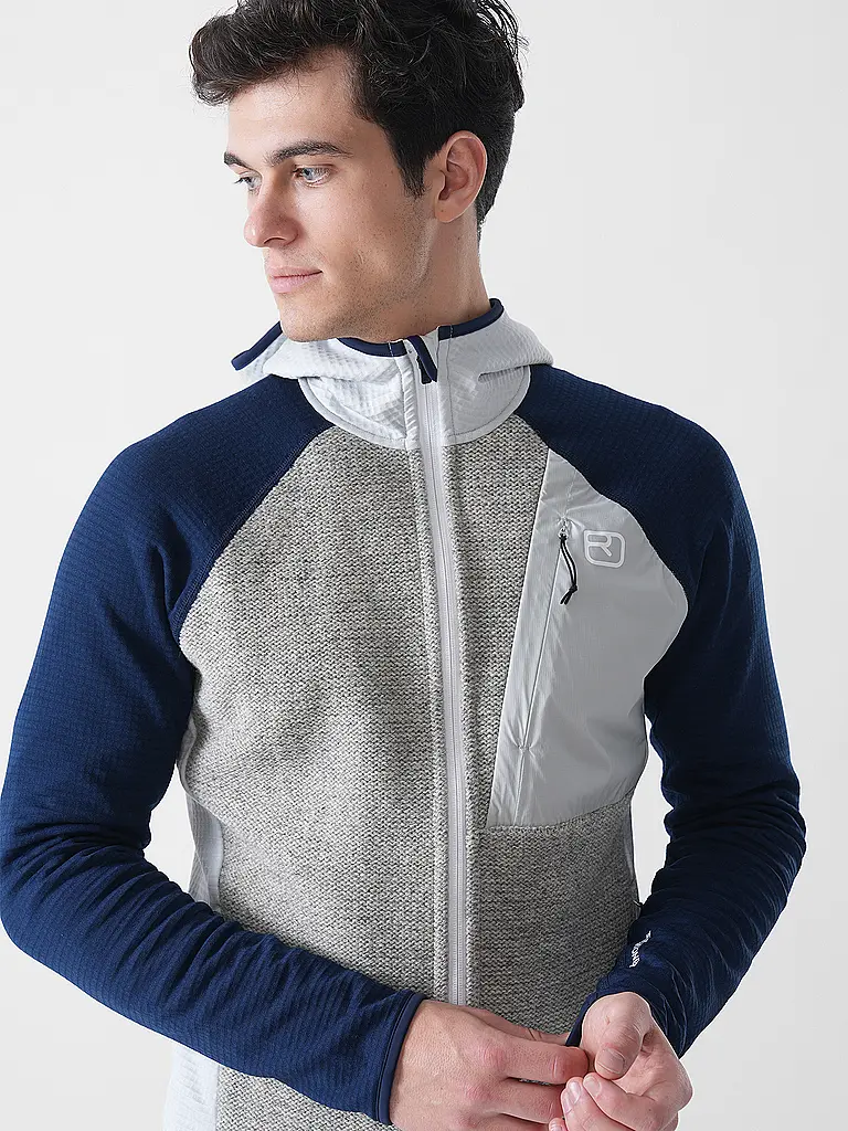 ORTOVOX | Herren Fleecejacke Classic Knit Hoodie | 