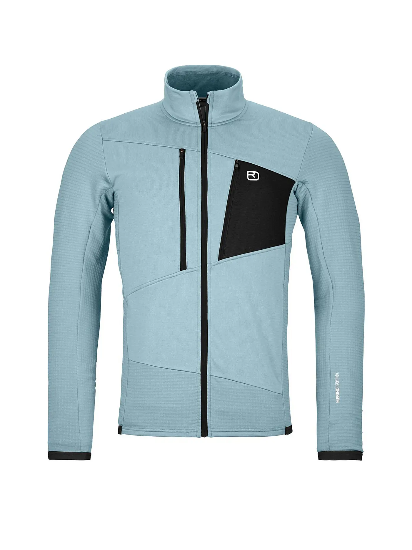 ORTOVOX | Herren Fleecejacke Grid | hellblau