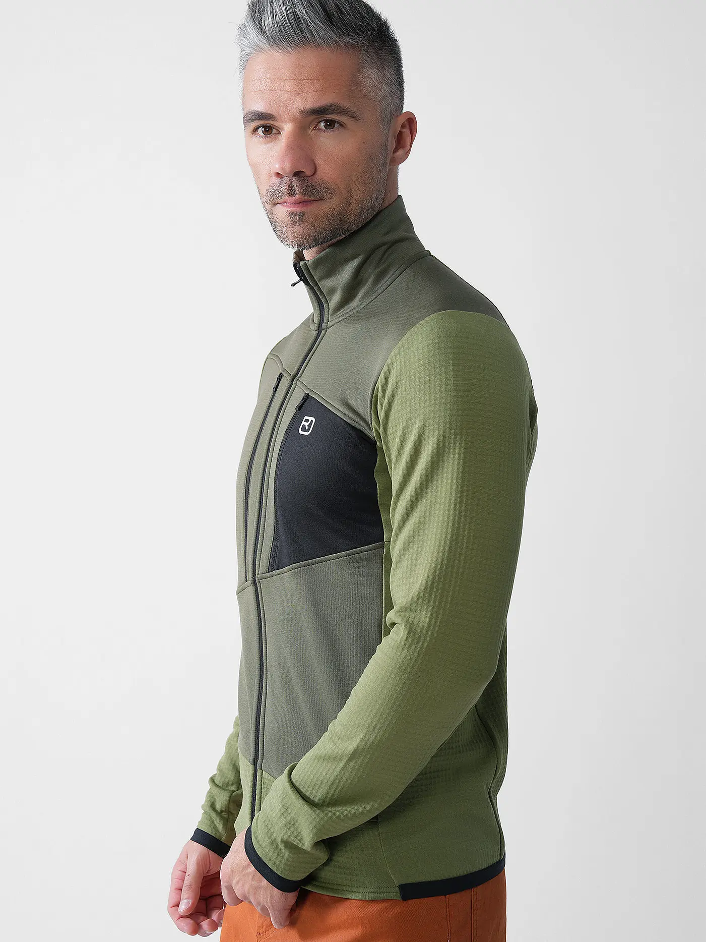 ORTOVOX | Herren Fleecejacke Grid | olive