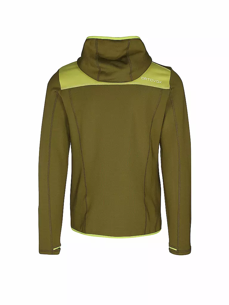 ORTOVOX | Herren Fleecejacke Hoodie | olive