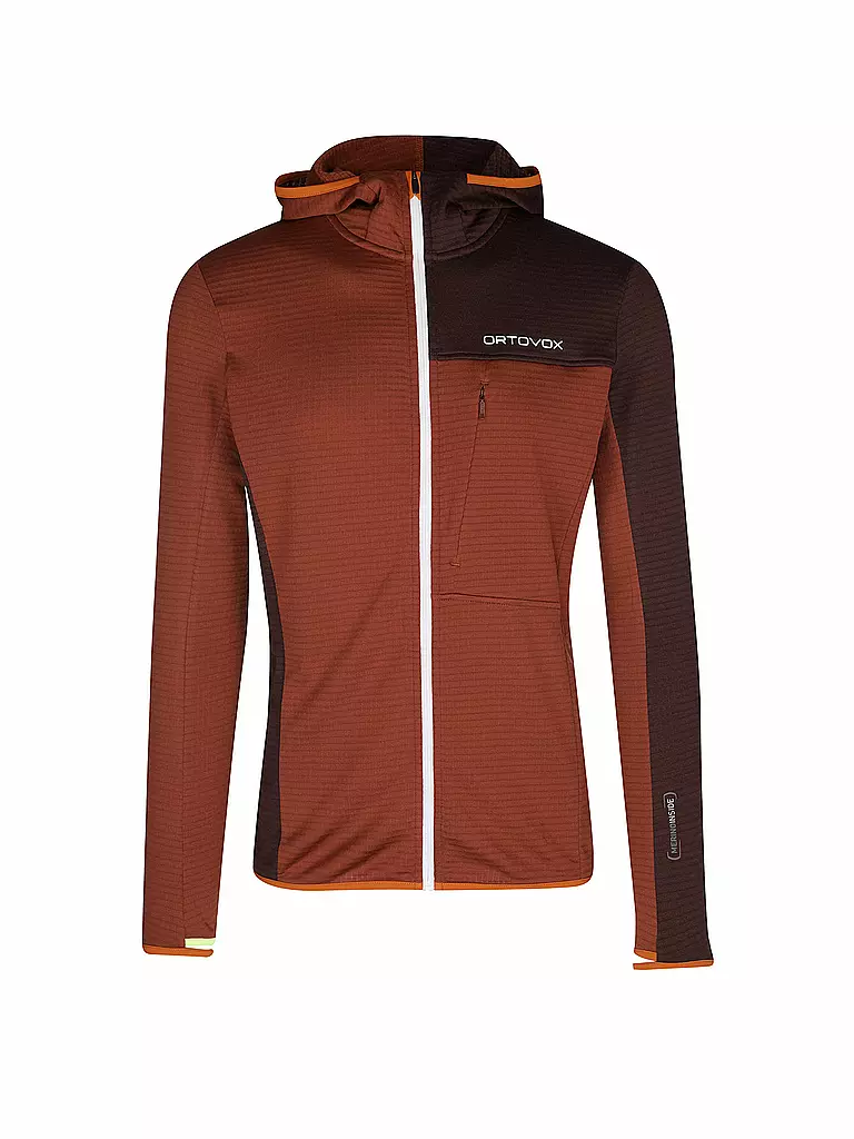 ORTOVOX | Herren Fleecejacke Light Grid | orange