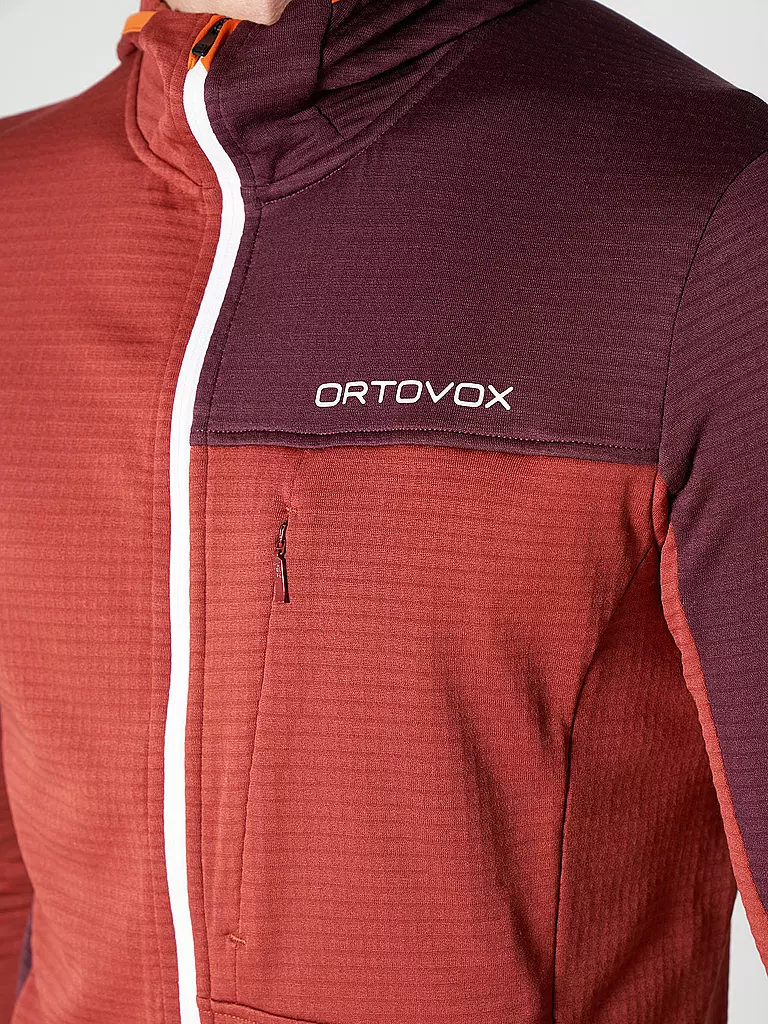 ORTOVOX | Herren Fleecejacke Light Grid | orange