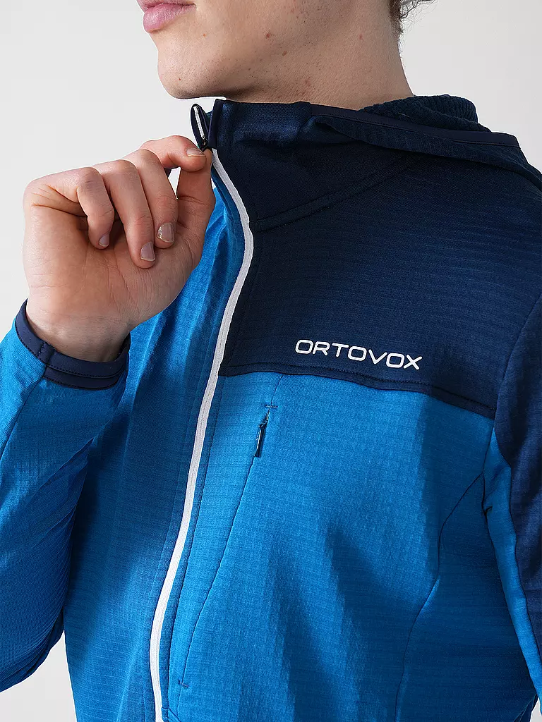 ORTOVOX | Herren Fleecejacke Light Grid | blau
