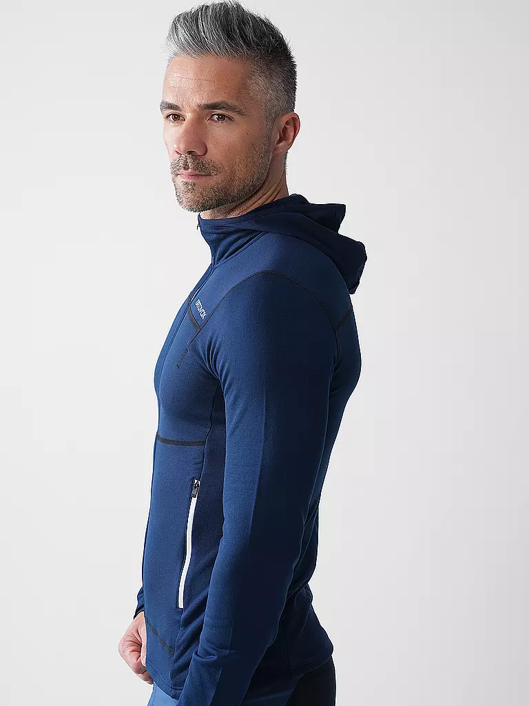 ORTOVOX | Herren Fleecejacke Light Hoodie | dunkelblau