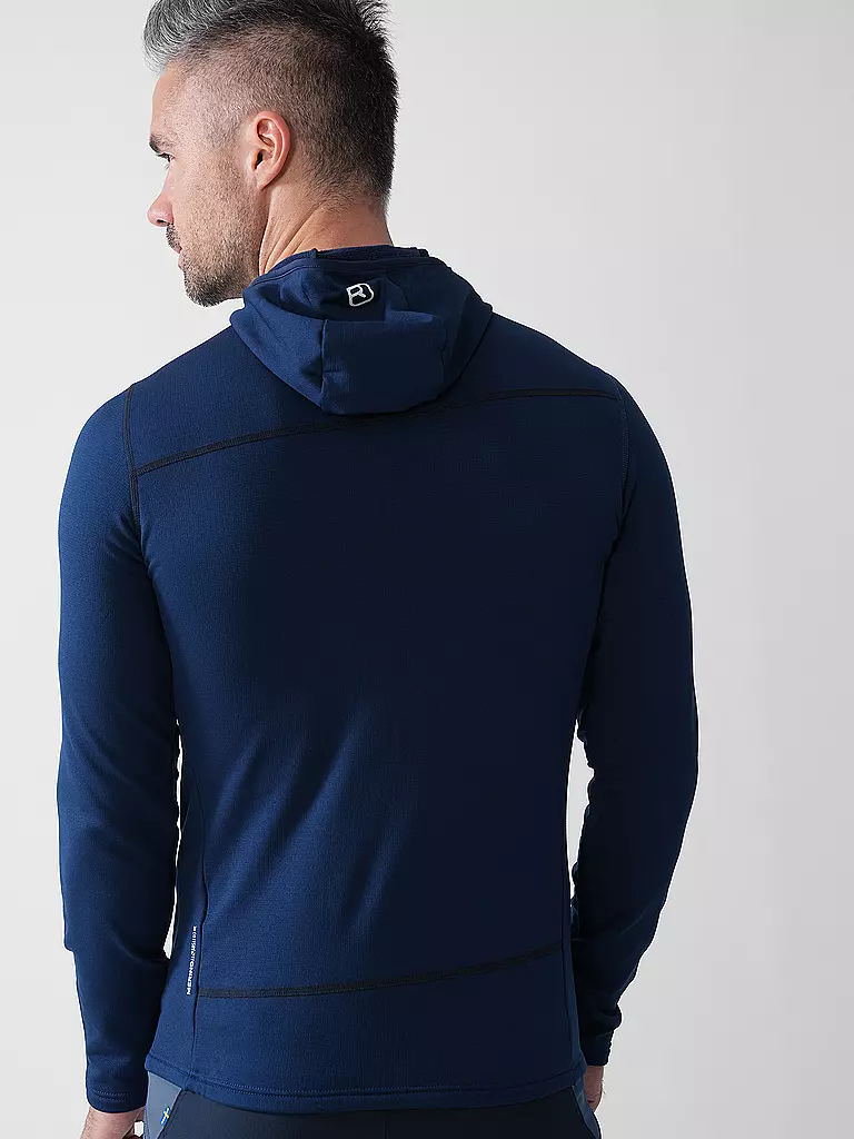ORTOVOX | Herren Fleecejacke Light Hoodie | dunkelblau