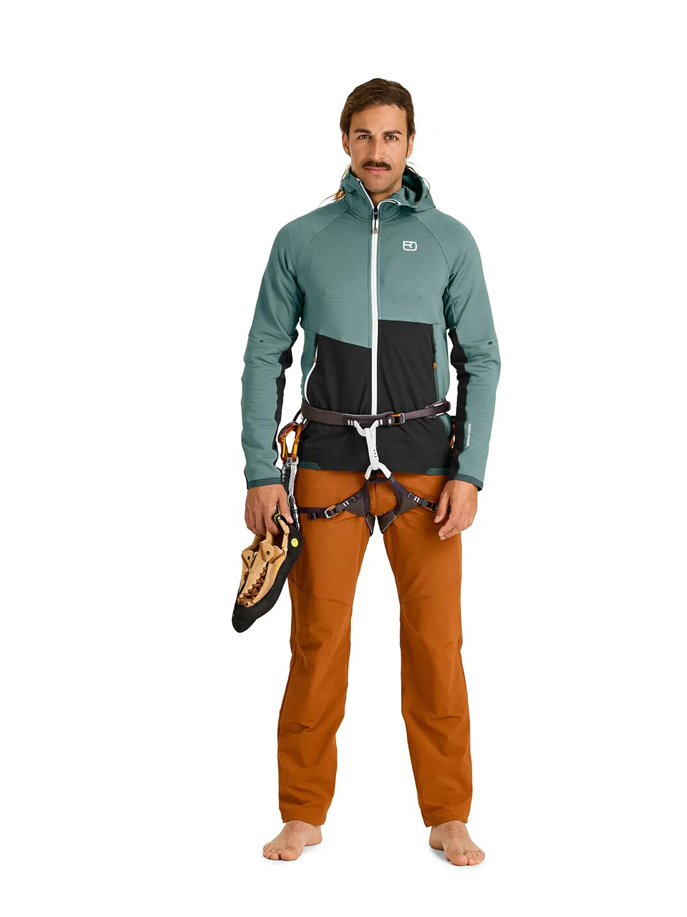 ORTOVOX | Herren Fleecejacke RIB Hoodie | mint