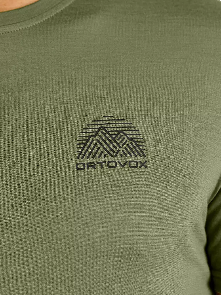 ORTOVOX | Herren Funktionsshirt 120 COOL Tec Stripe | olive