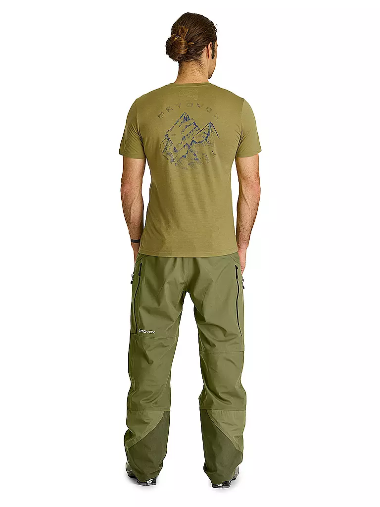 ORTOVOX | Herren Funktionsshirt 150 COOL Ballpen | dunkelgrün