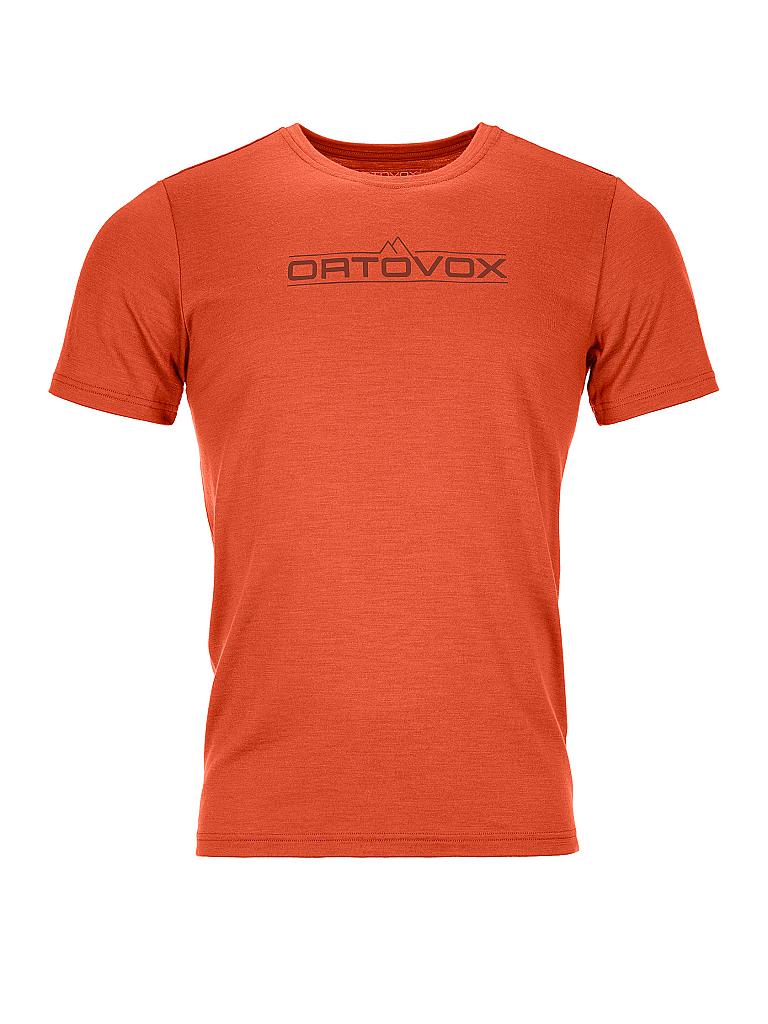 ORTOVOX | Herren Funktionsshirt 185 Merino 1ST Logo TS | orange