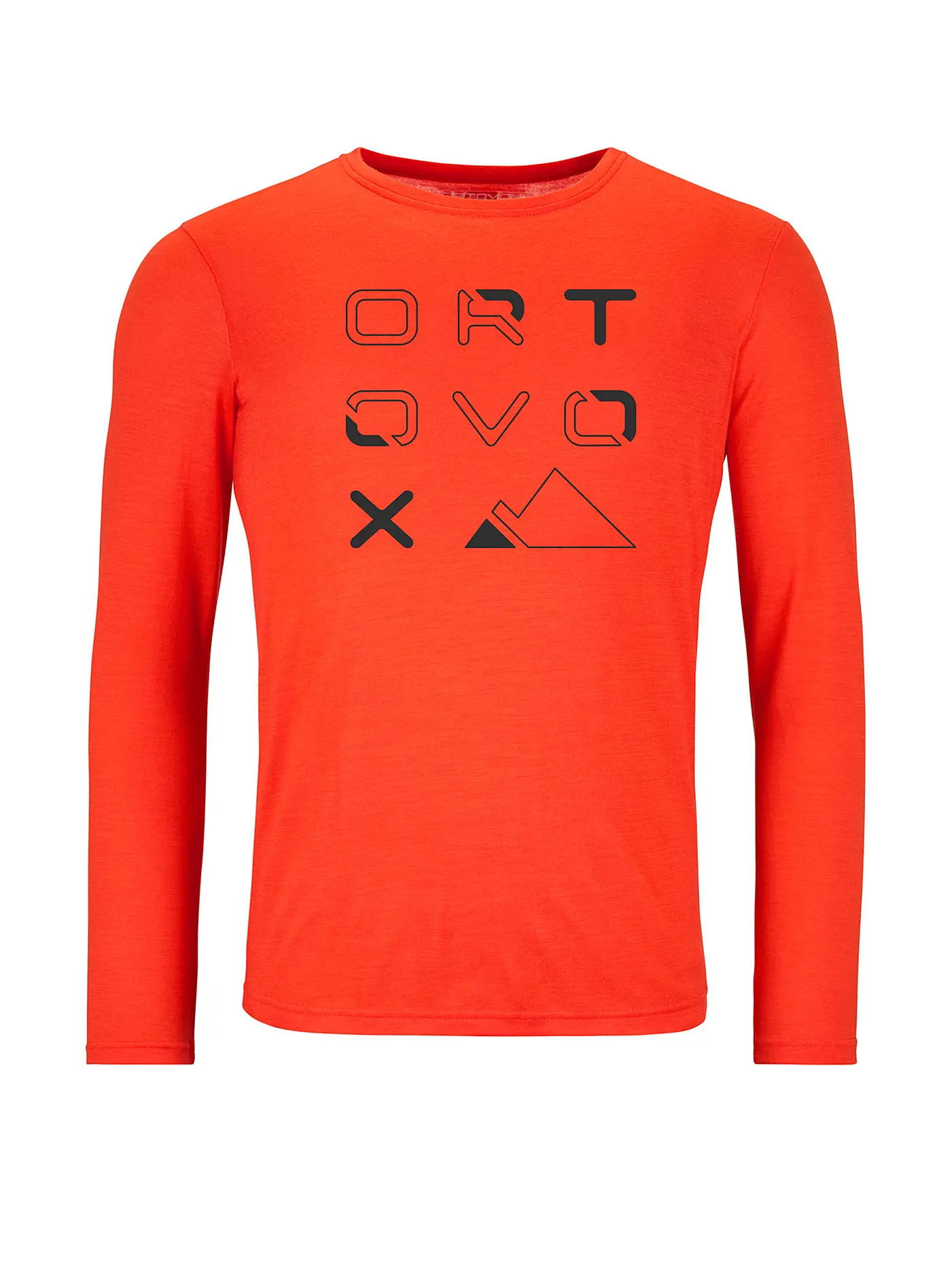 ORTOVOX | Herren Funktionsshirt 185 Merino Brand Outline | orange