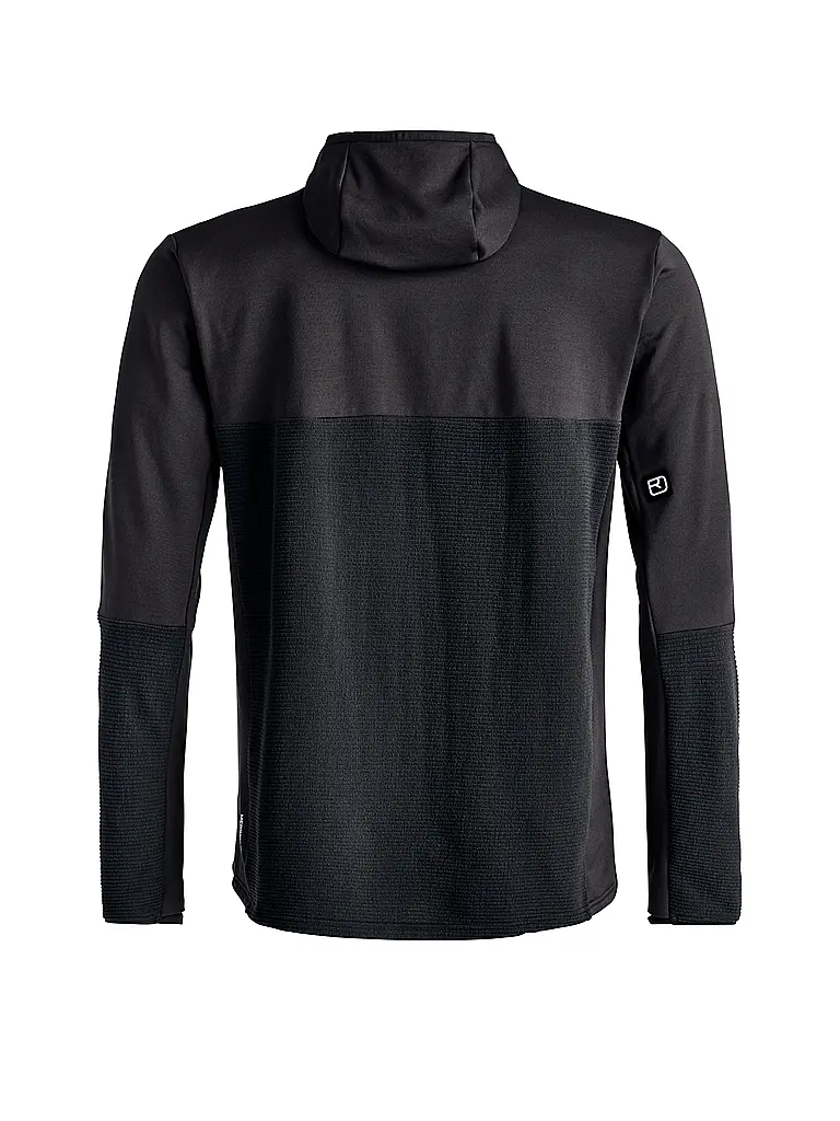 ORTOVOX | Herren Funktionsshirt Cord Fleece Hoodie | schwarz