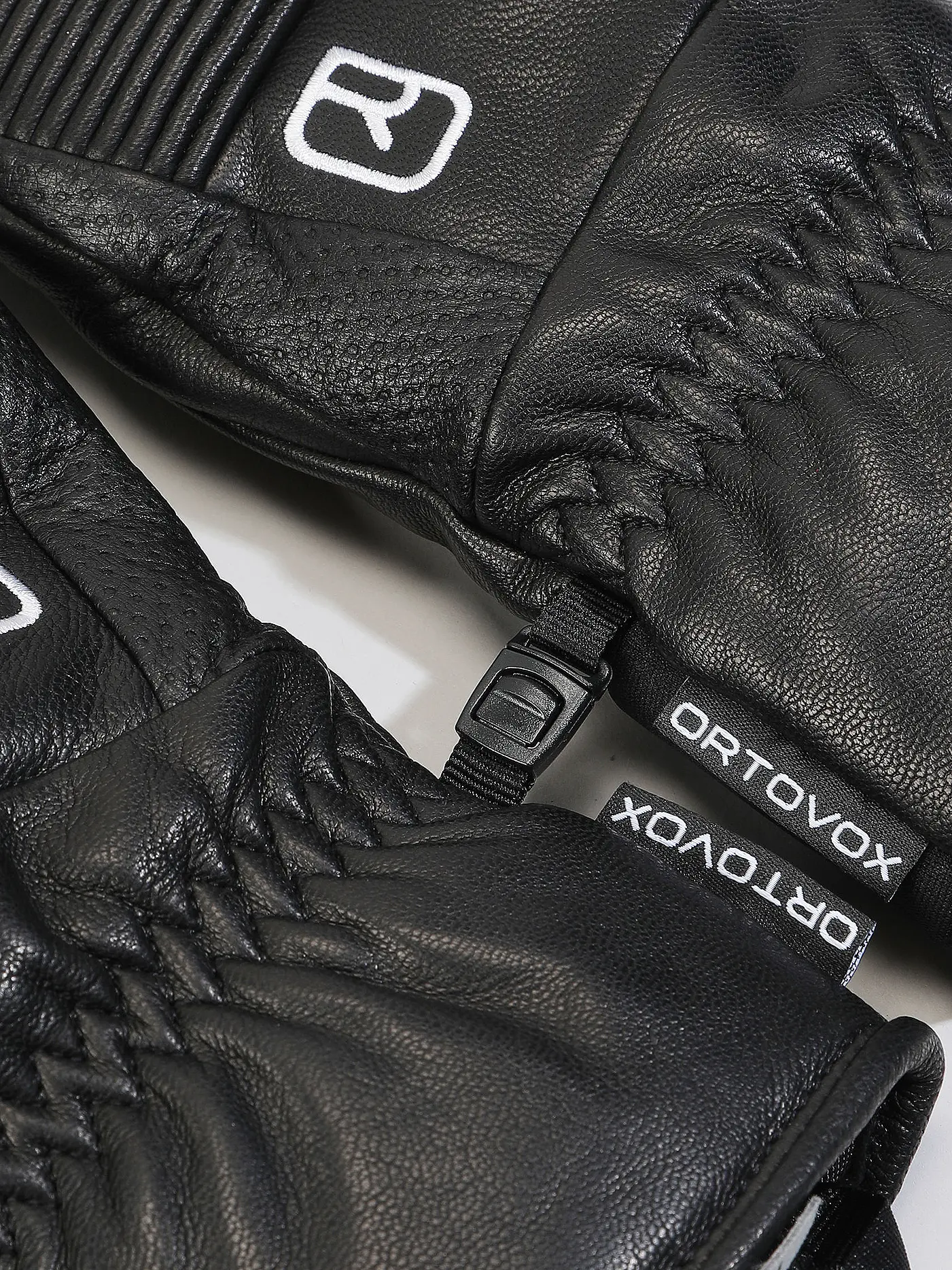 ORTOVOX | Herren Handschuhe Full Leather 3 Finger | schwarz