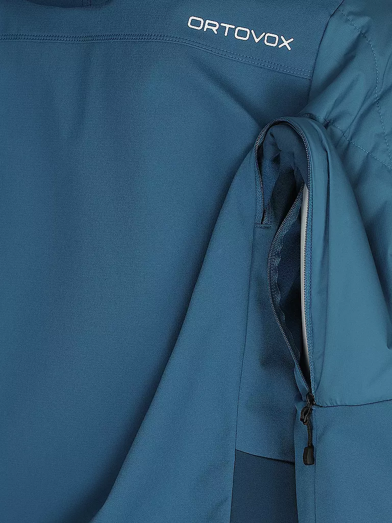 ORTOVOX | Herren Hybridjacke Col Becchei Hoodie | blau