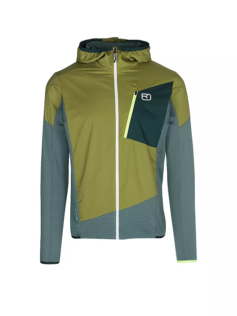 ORTOVOX | Herren Hybridjacke Ladiz Hoodie | senf