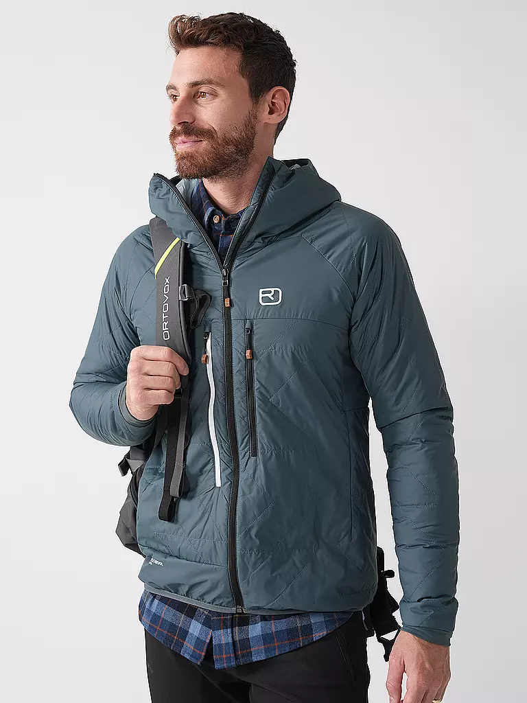 ORTOVOX | Herren Isojacke Piz Boé Swisswool | schwarz