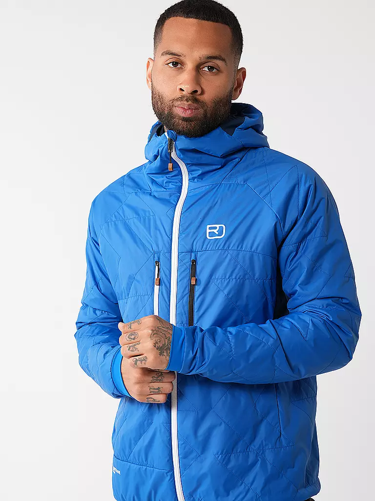ORTOVOX | Herren Isojacke Piz Boé Swisswool | blau