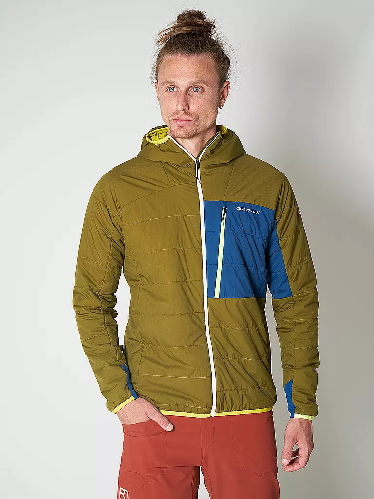 ORTOVOX | Herren Isolationsjacke Piz Duan Swisswool | olive