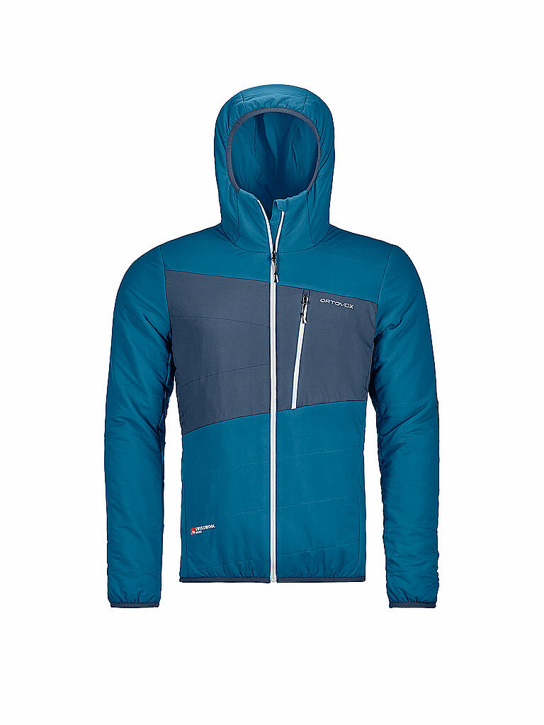 ORTOVOX | Herren Isolationsjacke Zebru Hoody SWISSWOOL | blau