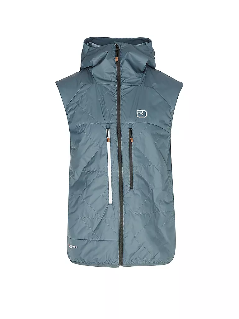 ORTOVOX | Herren Isoweste Swisswool Piz Boè Hoodie | grau