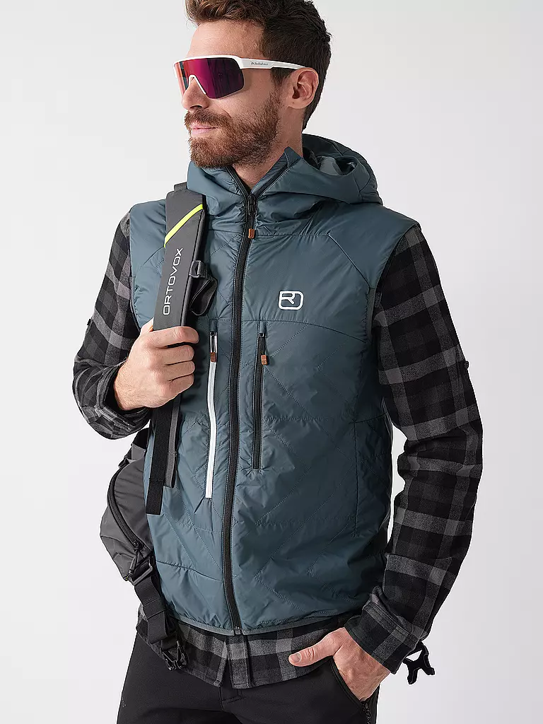 ORTOVOX | Herren Isoweste Swisswool Piz Boè Hoodie | camel