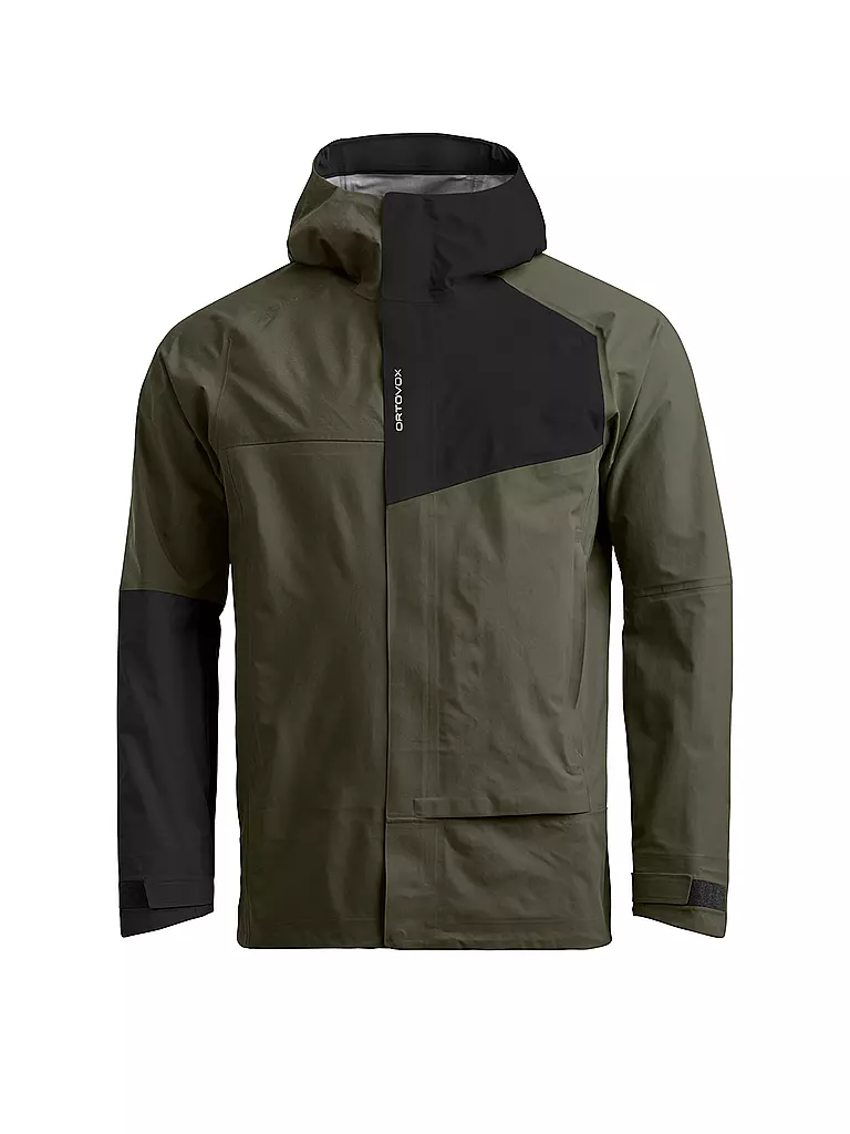 ORTOVOX | Herren Jacke Seceda 3L Hoodie | olive