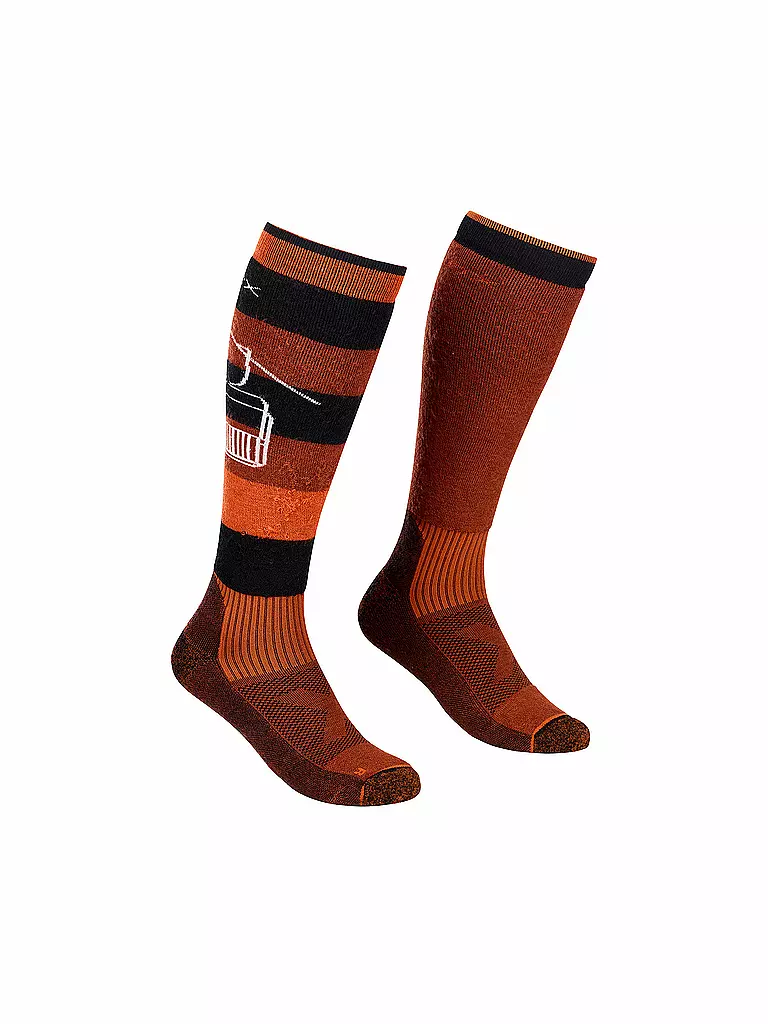 ORTOVOX | Herren Skitourensocken Freeride Long Socks | orange