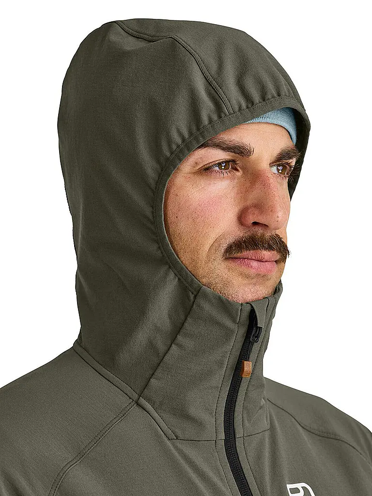 ORTOVOX | Herren Softshell Jacke Punta Berrino Hoodiie | olive
