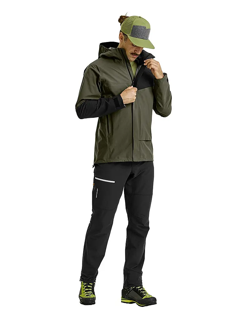 ORTOVOX | Herren Softshell Wanderhose Seceda | schwarz