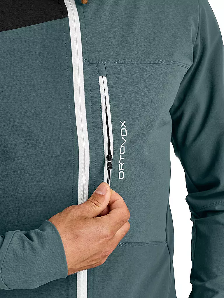 ORTOVOX | Herren Softshelljacke Pala Hoodie Light | petrol