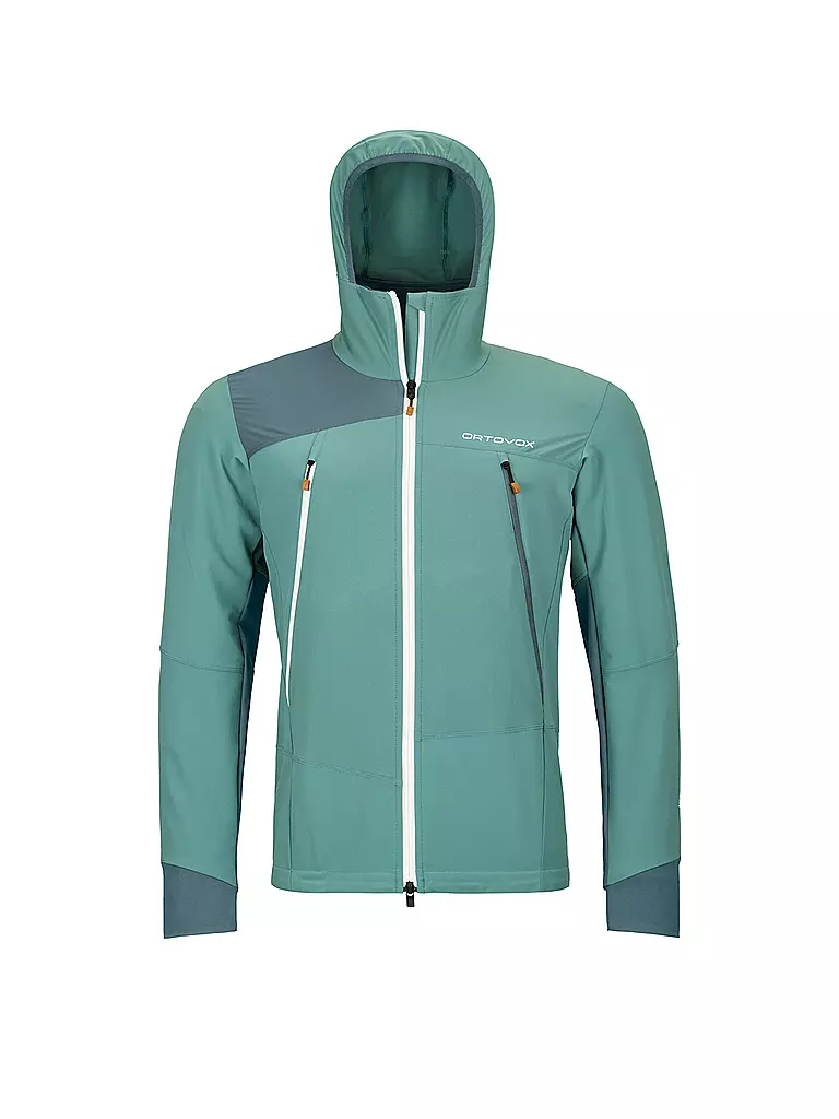 ORTOVOX | Herren Softshelljacke Pala Hoodie | mint