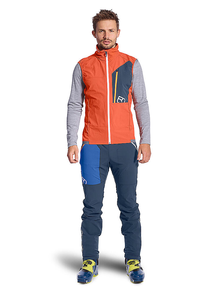 ORTOVOX | Herren Softshellweste BERRINO | orange