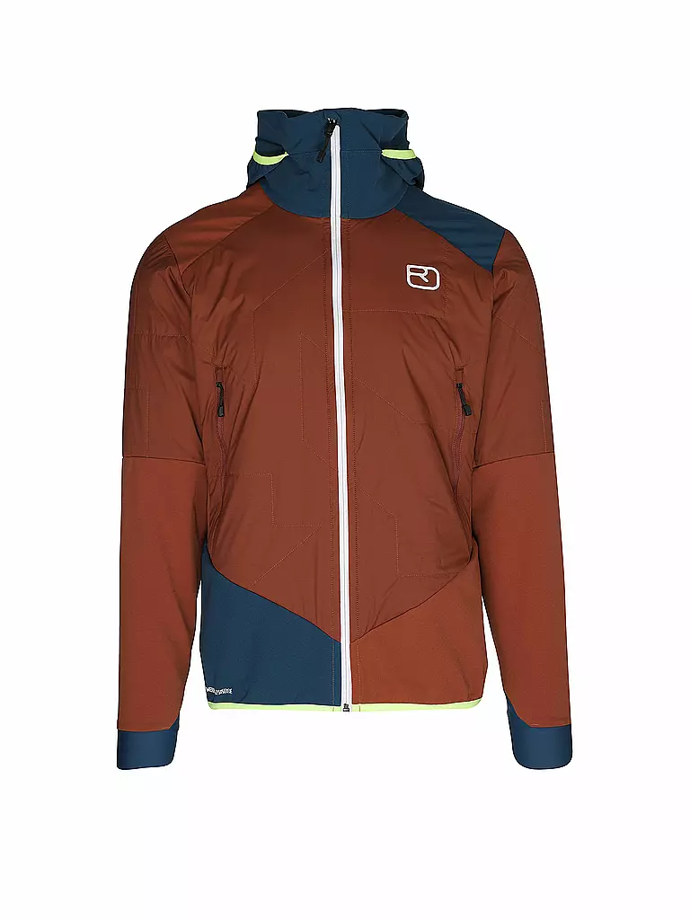 ORTOVOX | Herren Touren Hybridjacke Col Becchei Hoodie | kupfer