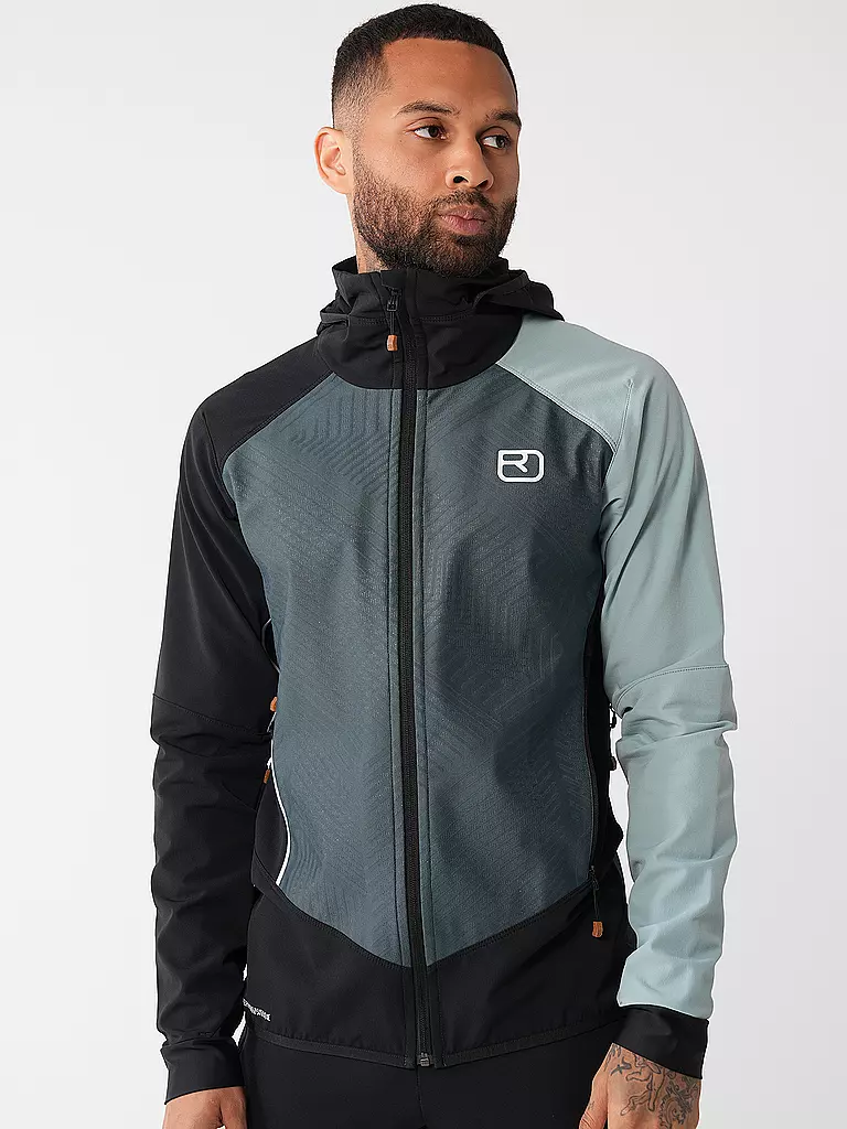 ORTOVOX | Herren Touren Softshelljacke Col Becchei Hoodie | dunkelblau