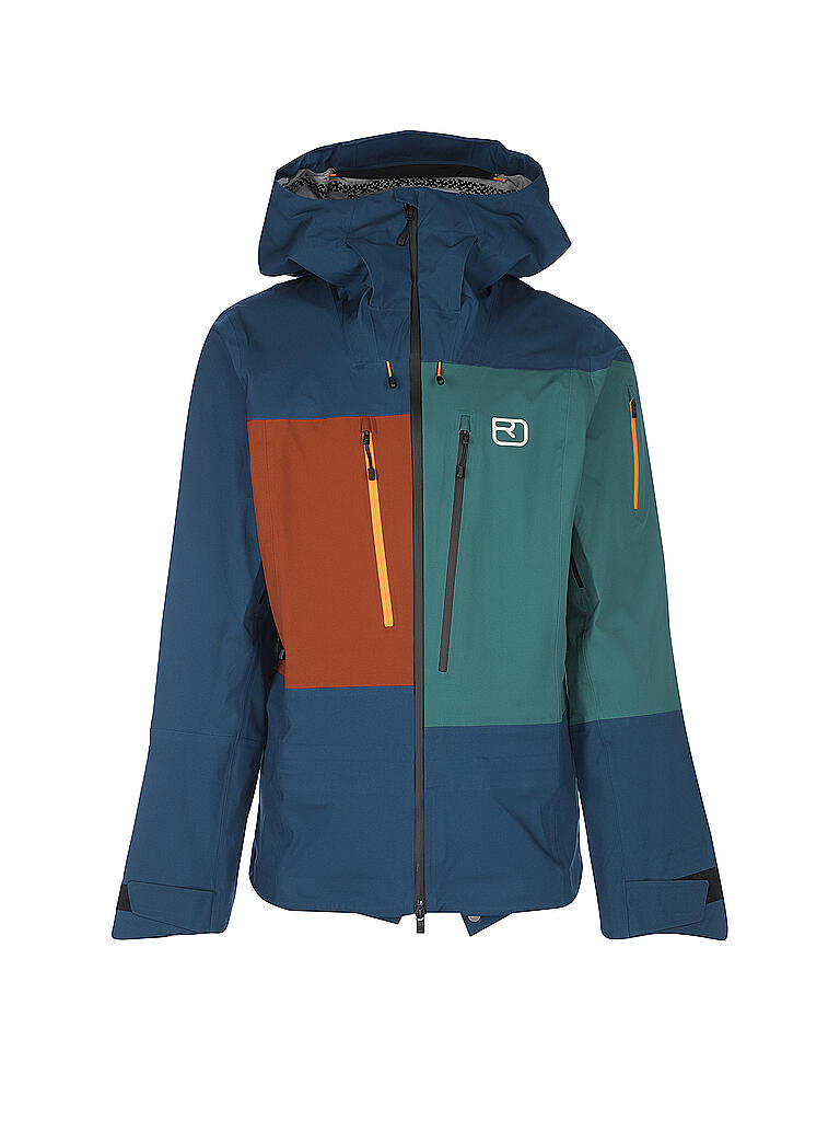 ORTOVOX Herren Tourenjacke Deep Shell 3L petrol