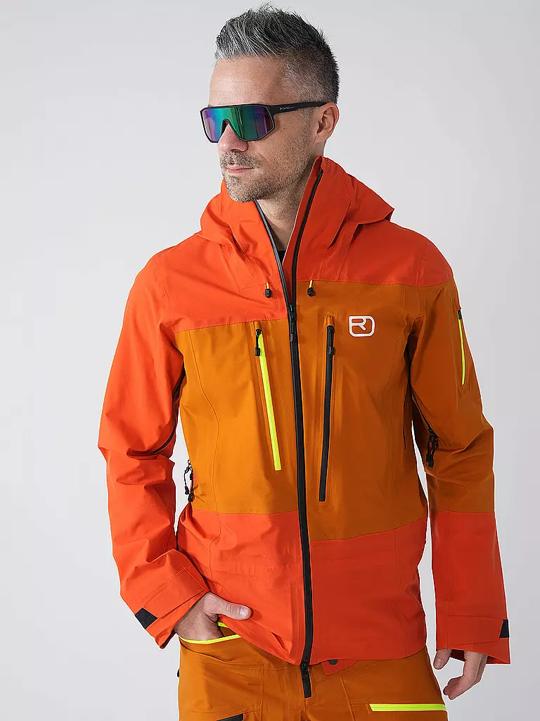 ORTOVOX | Herren Tourenjacke Deep Shell 3L | orange