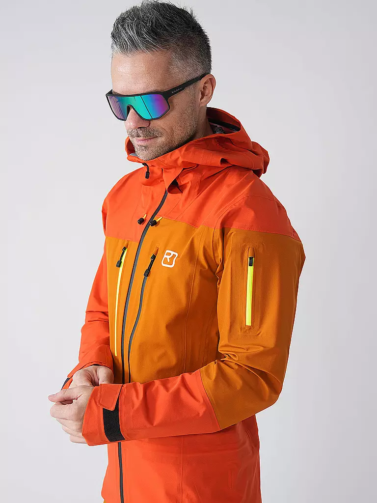 ORTOVOX | Herren Tourenjacke Deep Shell 3L | orange