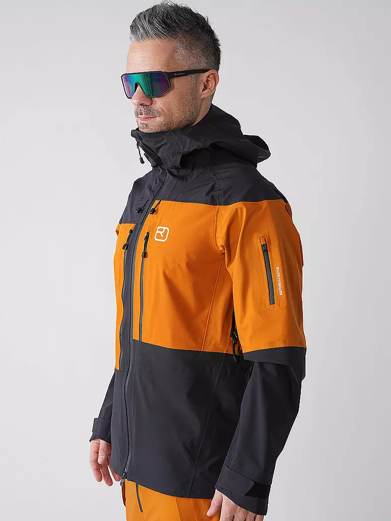 ORTOVOX | Herren Tourenjacke Guardiana Shell 3L | schwarz