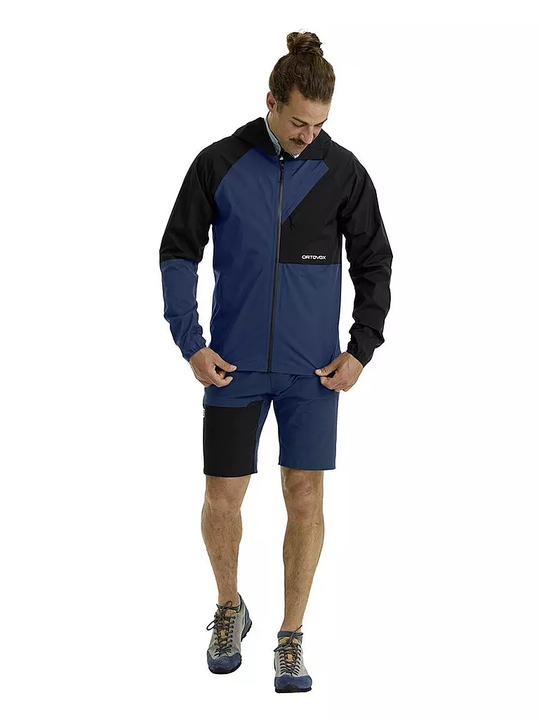 ORTOVOX | Herren Tourenjacke Piz Selva 2.5L Hoodie | dunkelblau