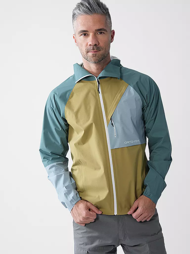 ORTOVOX | Herren Tourenjacke Piz Selva 2.5L Hoodie | dunkelblau