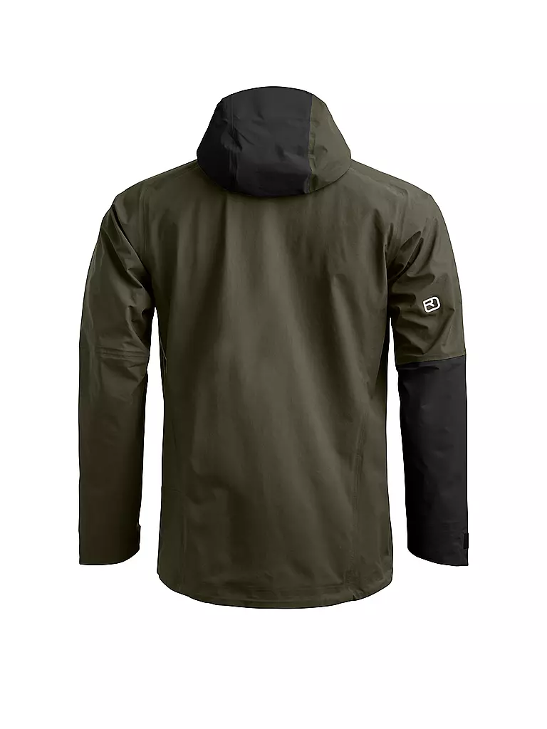 ORTOVOX | Herren Tourenjacke Seceda 3L Hoodie | olive