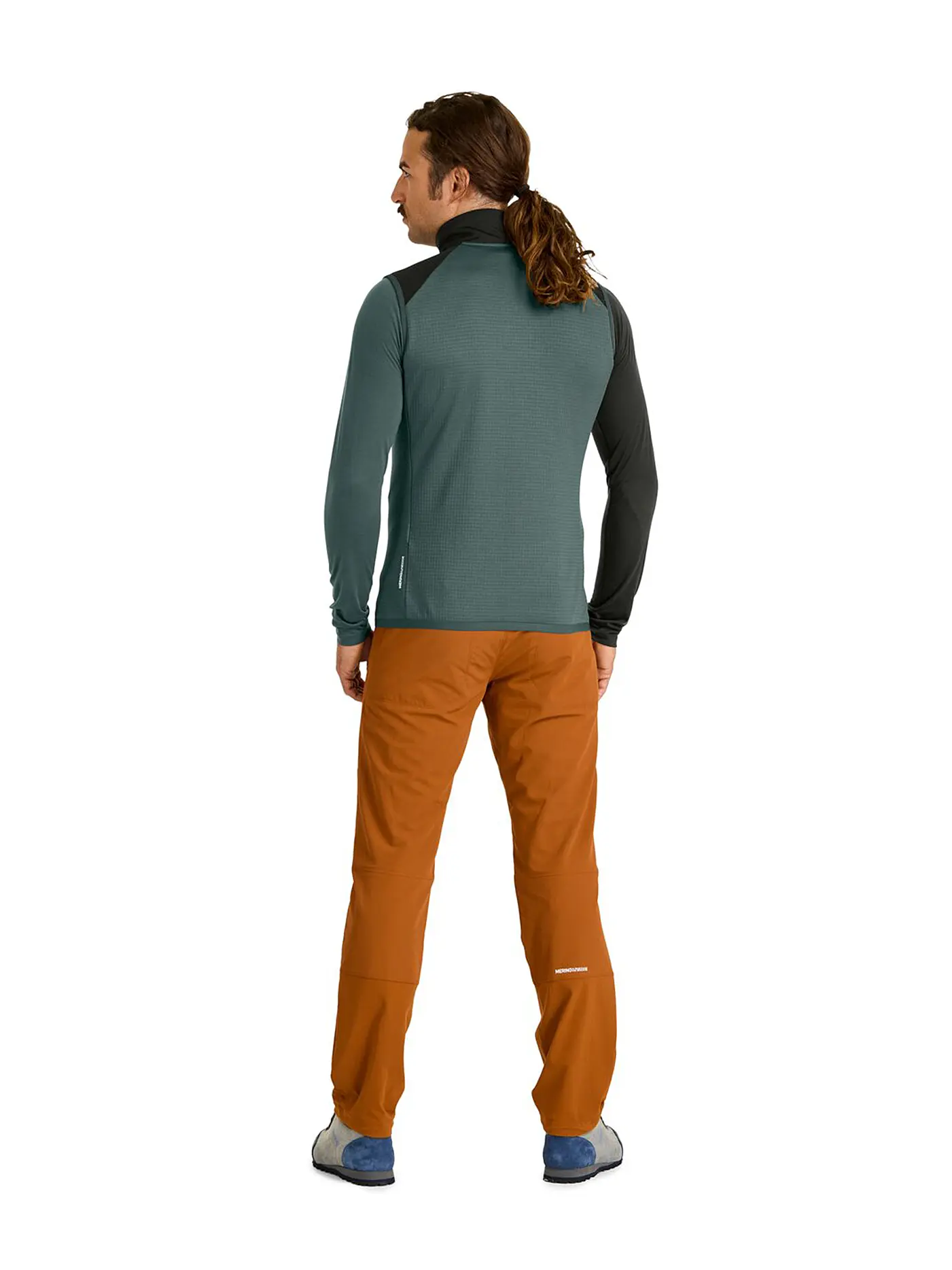ORTOVOX | Herren Weste Fleece Grid | petrol
