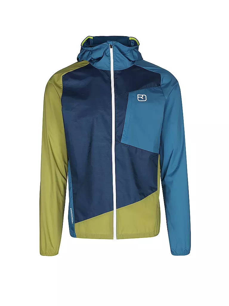 ORTOVOX | Herren Windjacke WIndbreaker Hoodie | petrol