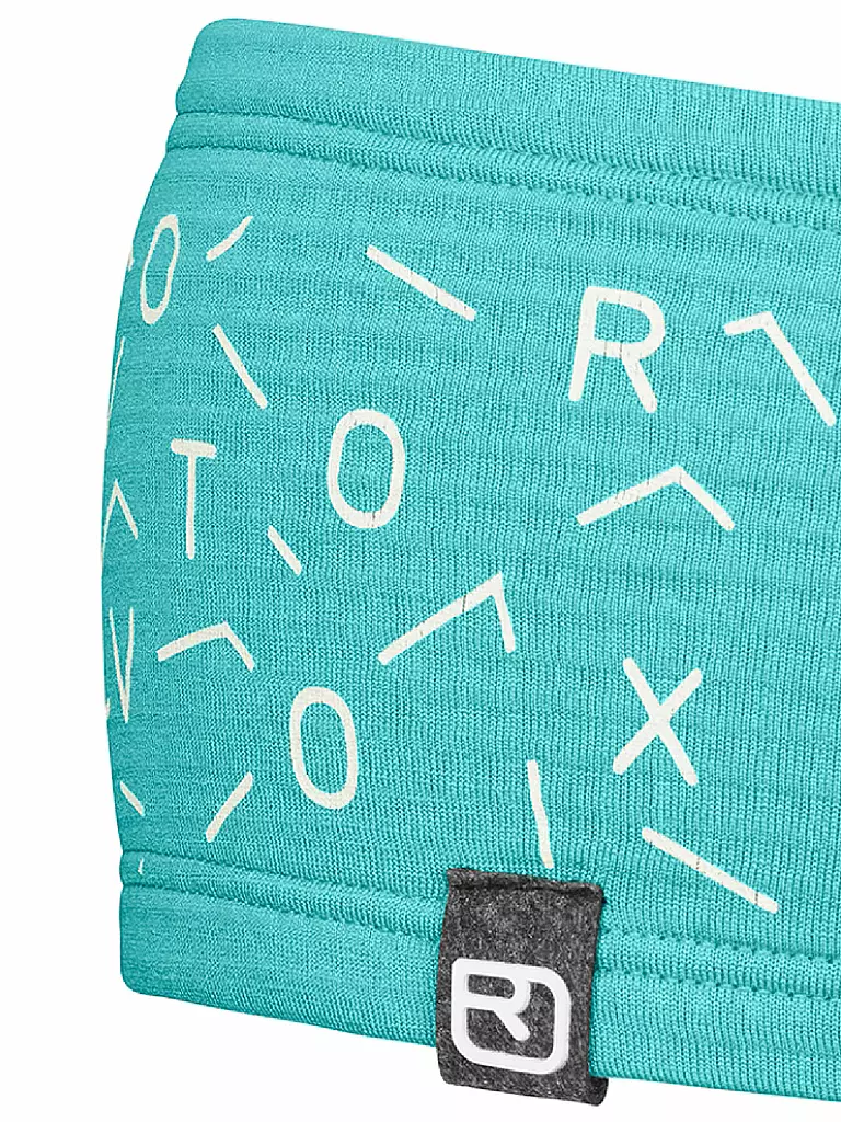 ORTOVOX | Stirnband Fleece Light Grid | türkis