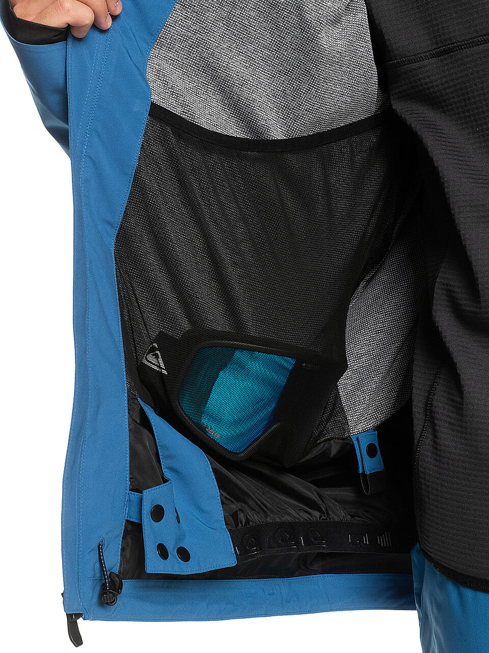 QUIKSILVER | Herren Snowboardjacke S Carlson Stretch Quest | blau