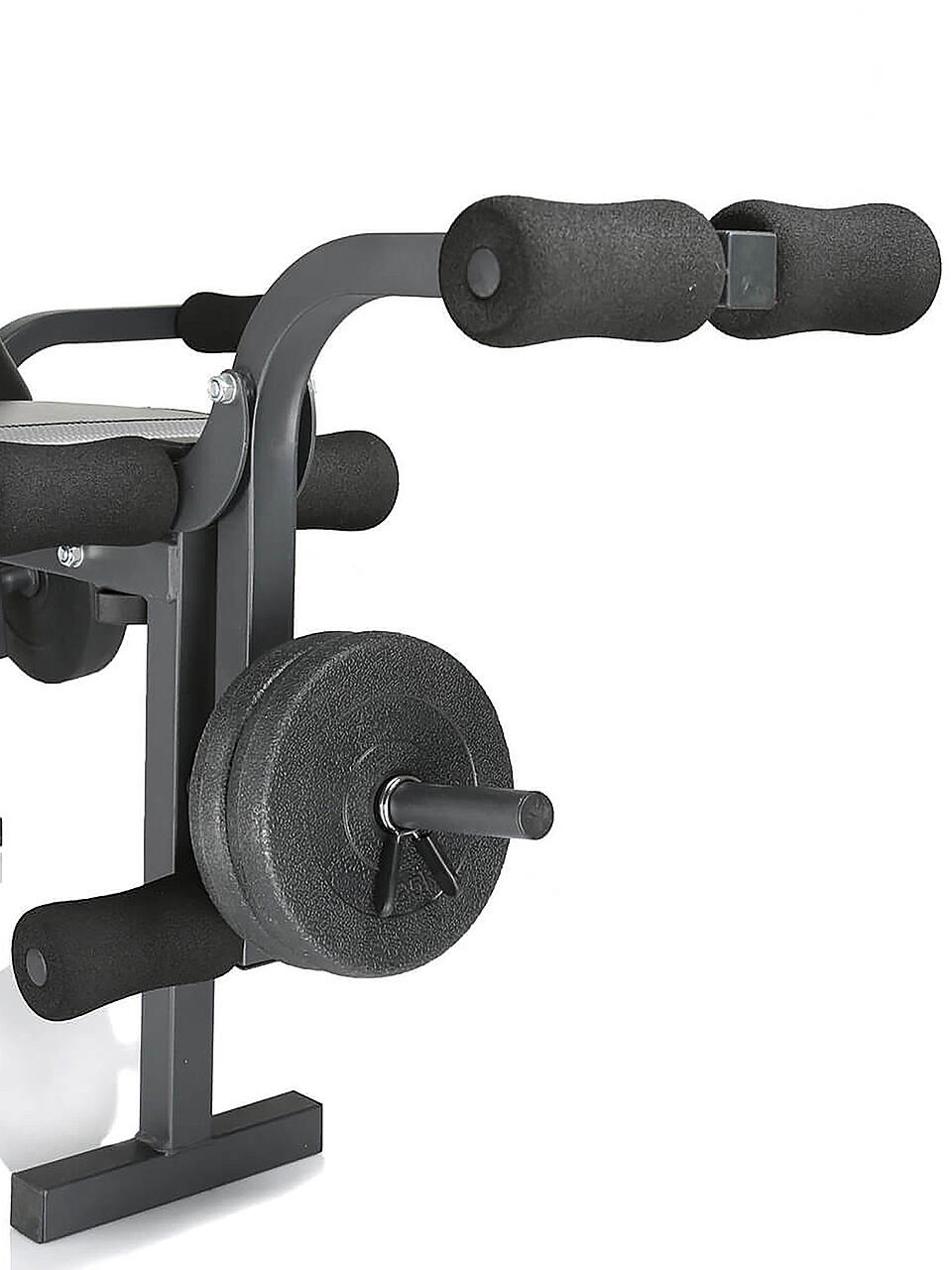 HAMMER | Hantelbank Bermuda inkl. 25 kg Gewichte | schwarz