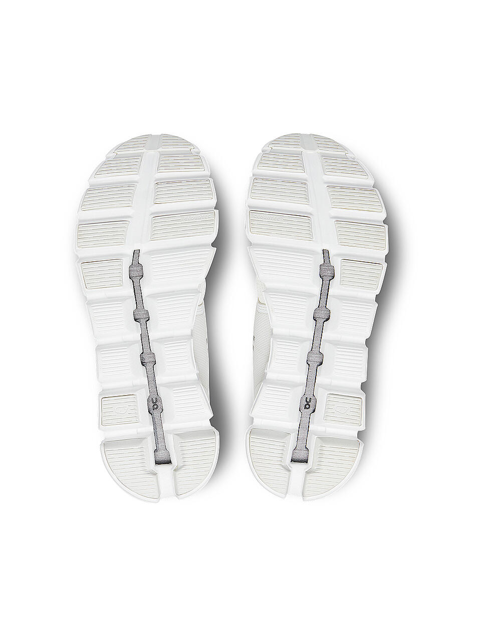 ON | Damen Laufschuhe Cloud 5 UNDYED WHITE | weiss