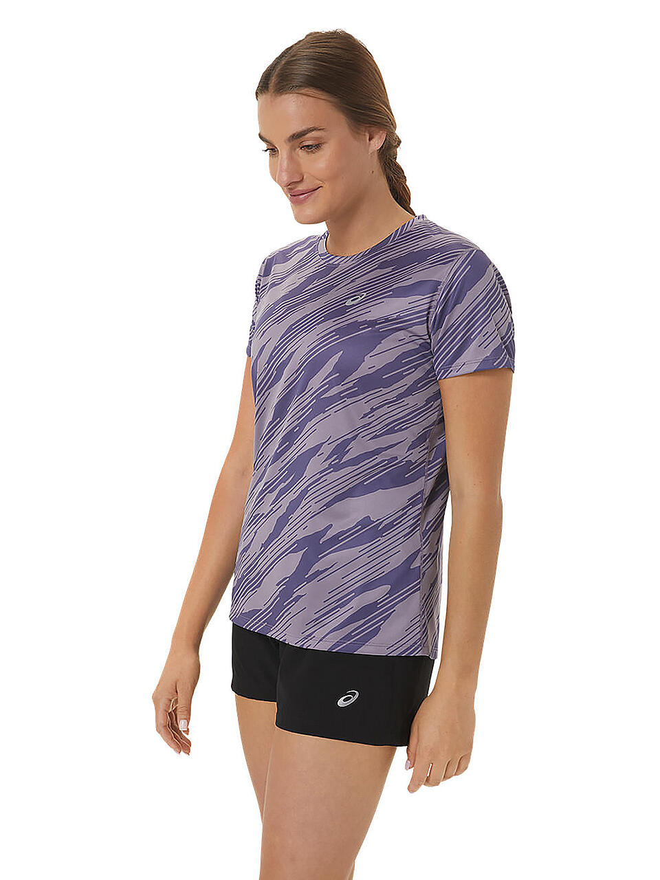 ASICS | Damen Laufshirt Core All Over Print | lila