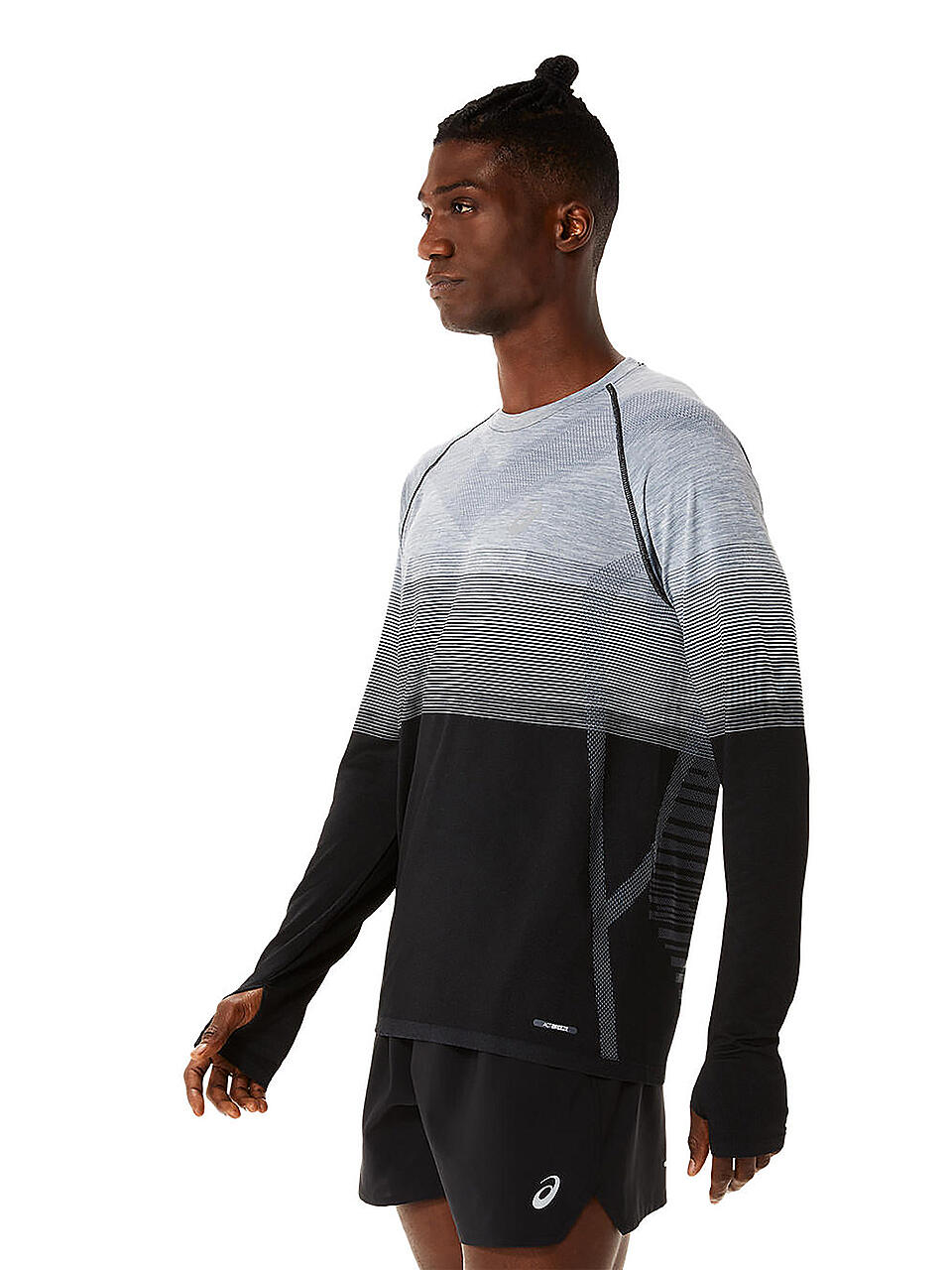 ASICS | Herren Laufshirt Seamless LS Top | schwarz