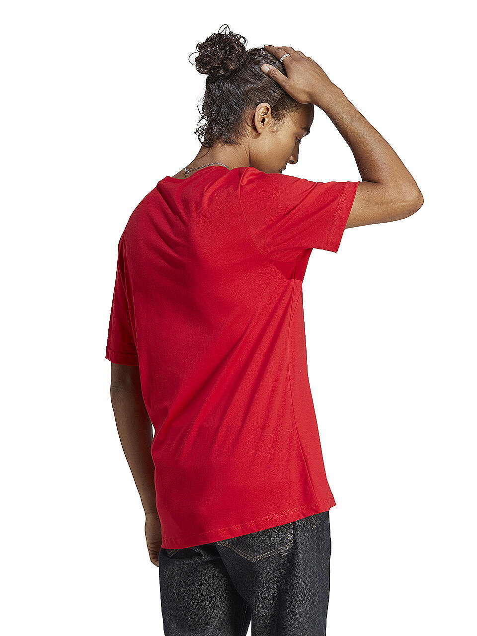 ADIDAS | Herren T-Shirt Essentials Single Jersey Embroidered Small Logo | rot